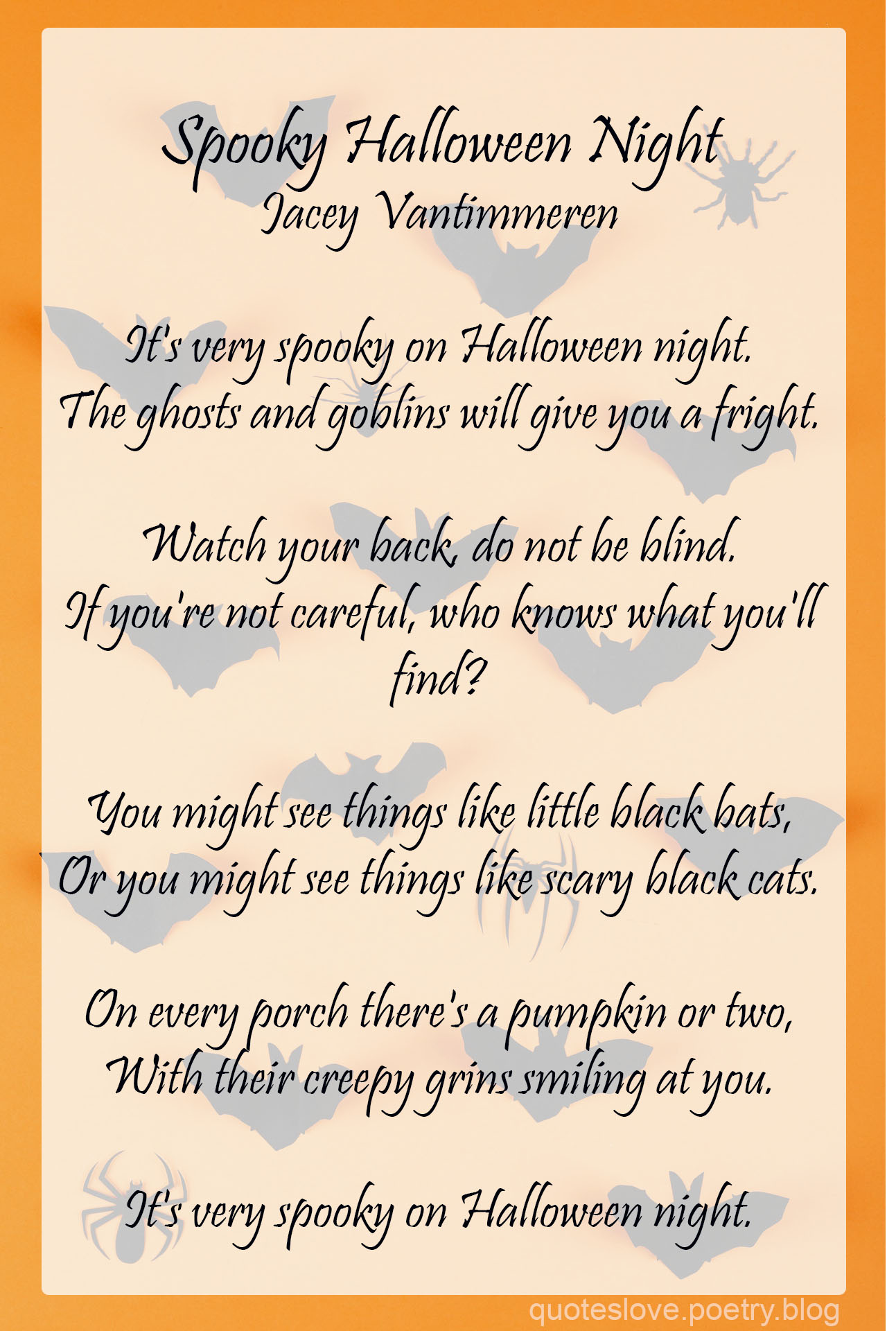 Spooky Poetry For Halloween